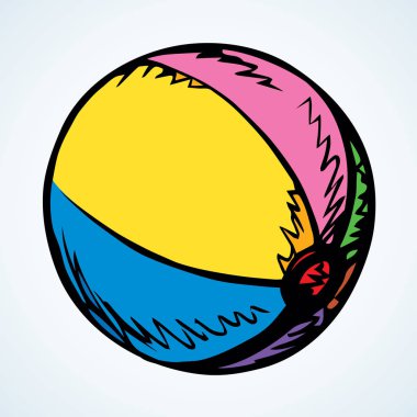 Büyük çocuk balosu. Vektör çizimi