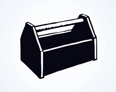 Araç kutusu. Vektör çizim