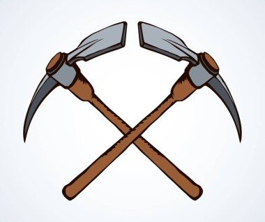 Balta simgesini seçin. Vektör çizim işareti