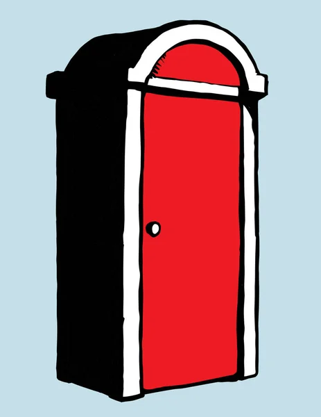 Baño de plástico. Dibujo vectorial — Vector de stock