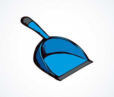 Temizlik için Kepçe. Vektör çizim