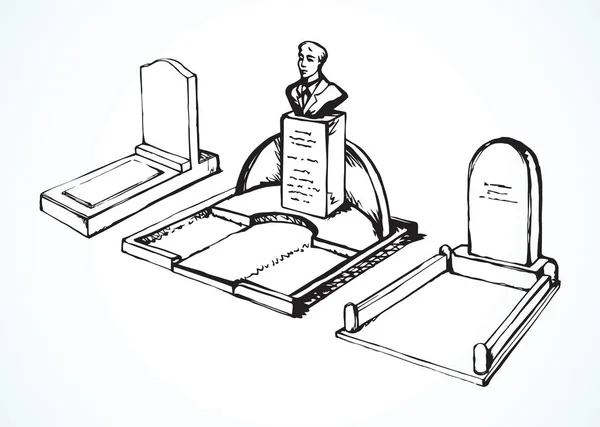 Tomba. Disegno vettoriale — Vettoriale Stock