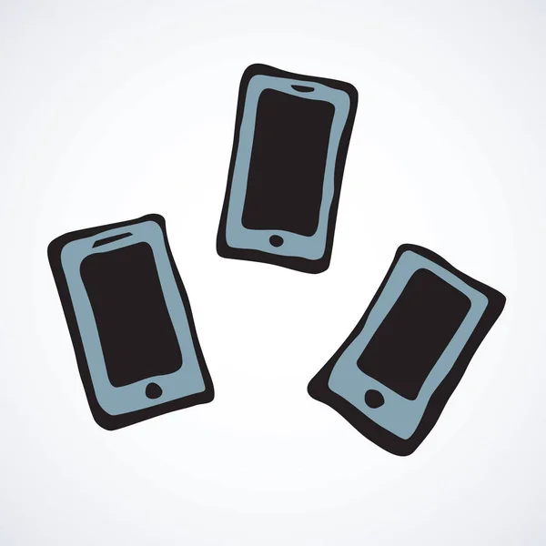 Téléphone portable. symbole vectoriel — Image vectorielle