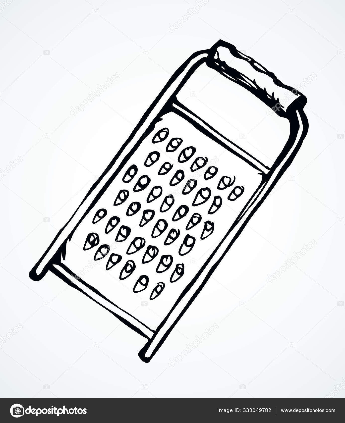 Grater And Shredder Drawing