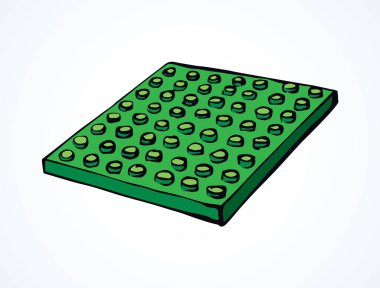 Lego. Vektör çizim 