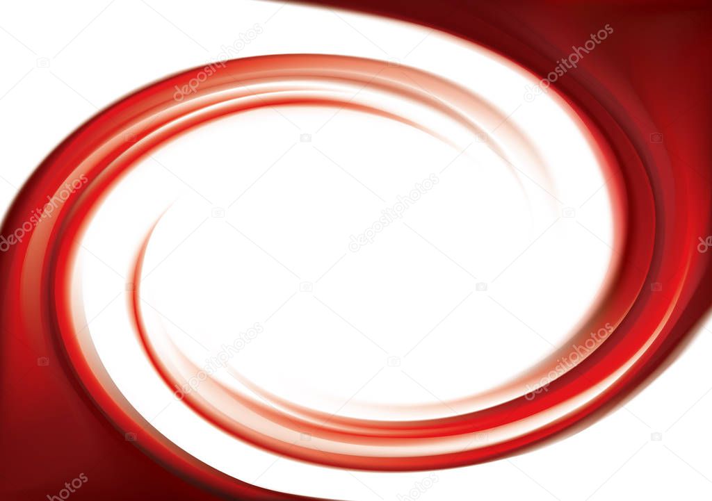 Vector swirling red backdrop. Juice of red fruits 