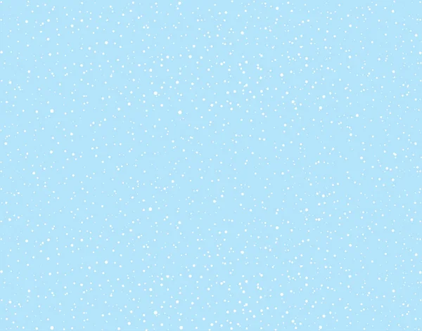 Caída de nieve. Patrón de dibujo vectorial — Vector de stock