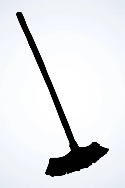 Long Home Mop. Vector drawing — 스톡 벡터