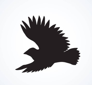 Vektör çizim. Küçük baştankara