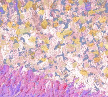 Karanlık kağıt kartındaki doğal resimsel romantik guaş. Metin modern rengarenk KiCZ tarzda yarım yamalak için boş yer. Fırça boya derin Lila rengi tasarımı çizilmiş ışık beyaz lekeler. Makro görünümü