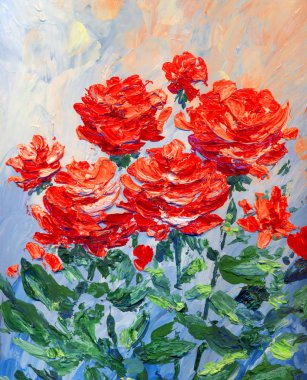 Parlak modern guache boya pastel eskiz görüntüsü. Canlı el çizimi akrilik bitki dalı kökü retro yaratıcı kağıt fırça fırçası ile tebrik kartı resmi. Gri gökyüzü sahnesinde leylak rengi desenli hediyeler