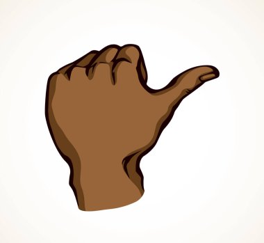 Eski gövde, beyaz kağıt üzerinde metin için oy işareti fikrini gösteriyor. Freehand 'ın ana hatları siyah mürekkep. Medya logosu piktogram amblem rozet konsepti. Eskimiş sanat karalama tarzında baştan savma. Görüntüyü kapat