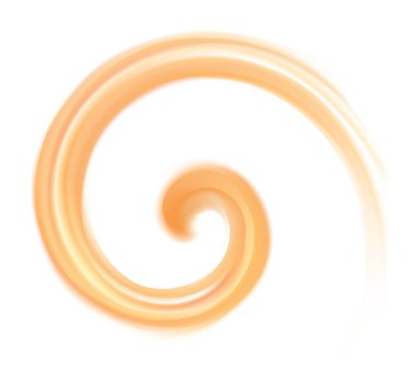 Girdap sanatı hareketi beyaz arkaplanda sevgi dolu metin alanlarını dalgalandırıyor. Güzel kıvrımlı yüzey yumuşak terracotta rengi. Saf taze havuç, kavun, balkabağı, kayısı, limon tatlı şurubu.