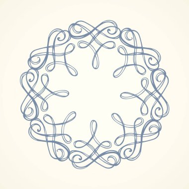 Eski sevimli romantik kitap kurdelesi kıvrımlı fiyonk etiketi beyaz kağıt arka planda izole edilmiş. Freehand siyah mürekkep ana hatlarıyla çizilmiş kıvrımlı köşe çizimi sanatsal kırsal kıvrımlı karalama tarzı.