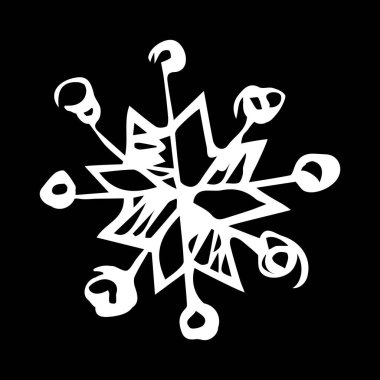 Sevimli Eve natal buzlu yıldız çizimi. Işık gökyüzü arka planında İsa 'nın doğumu tasarımı. Kağıt metin alanı üzerinde karalama retro tarzı kalemle siyah mürekkep el logotip amblem tasarımı çizildi