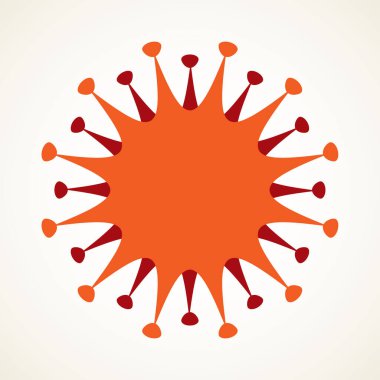 Roman sarları H1n1 organik viral DNA tehlike uyarısı viroloji bakım elementini beyaz zemin üzerine kurar. Yakın çekim zika soğuk algınlığı aşısı insan vücudu yaşamı logo simgesi tasarımı. Modern sanat grafik vektörü