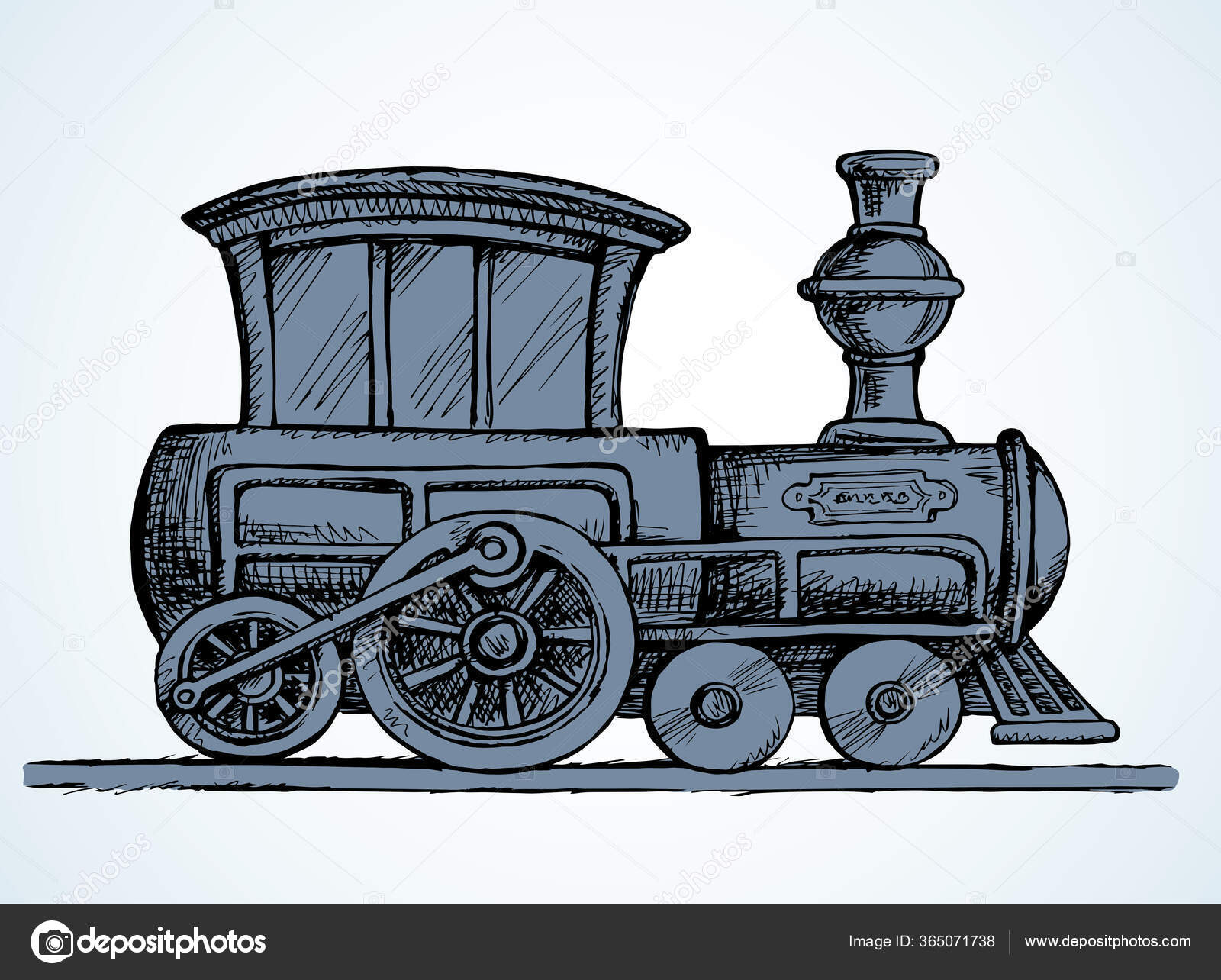 Tren de juguete doodle imágenes de stock de arte vectorial - Página 4 |  Depositphotos