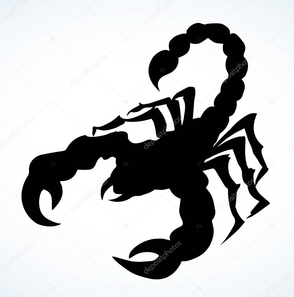 Power hunter crab element set. Light paper text space backdrop. Dark ink pen horror zoo pet character logotype emblem insignia. Retro star art ist engrave etched print style. Close up view