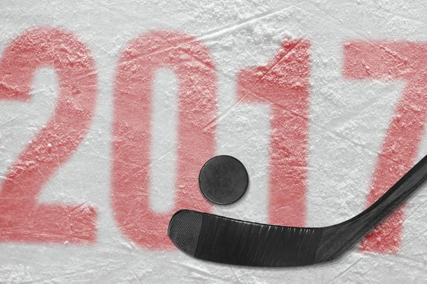 Новий хокейний сезон 2017 — стокове фото