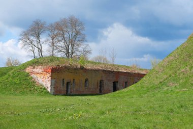 Eski kale kale bir sur ile