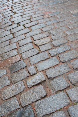 Vyborg şehir içinde bir taş döşeme parçası