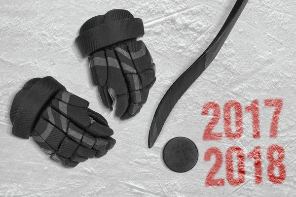 Temporada de hockey 2017-2018 — Foto de Stock