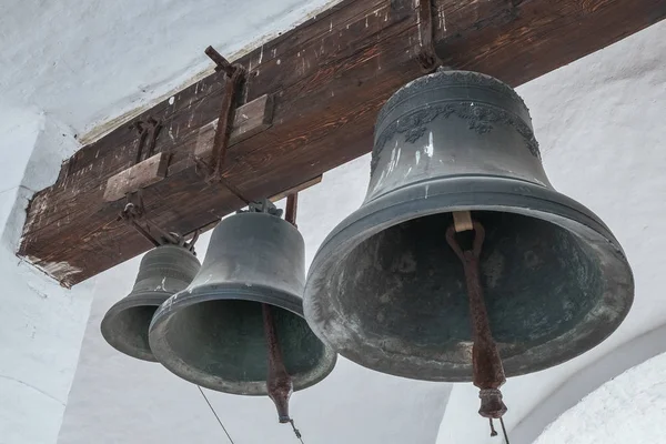Three bronze bells — Stock Photo, Image