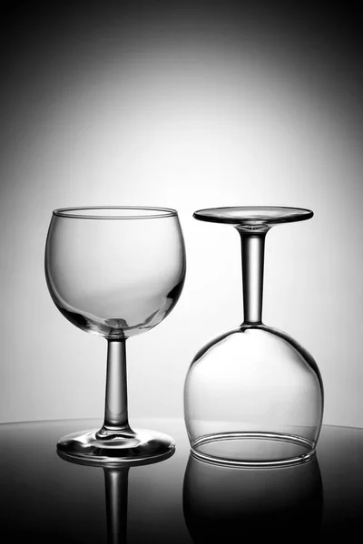 Deux verres pour le vin — Photo