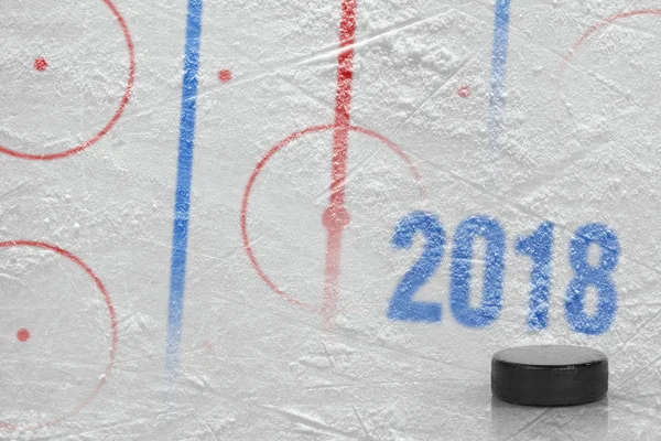 Hockey arena van het seizoen 2018 — Stockfoto