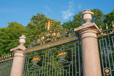 St Petersburg yaz bahçe çit bir parçası