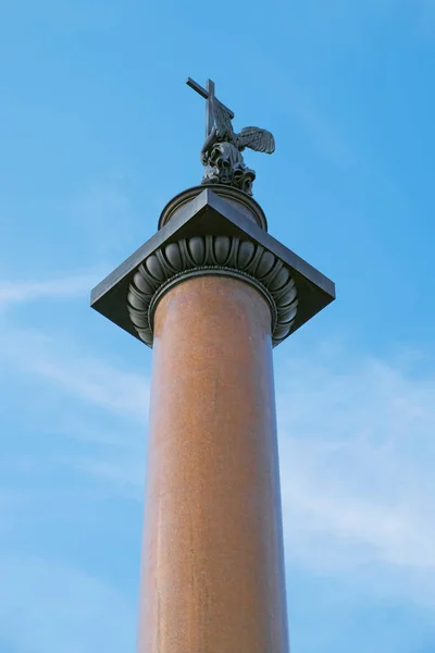 The Alexander Column in St. Petersburg — Zdjęcie stockowe