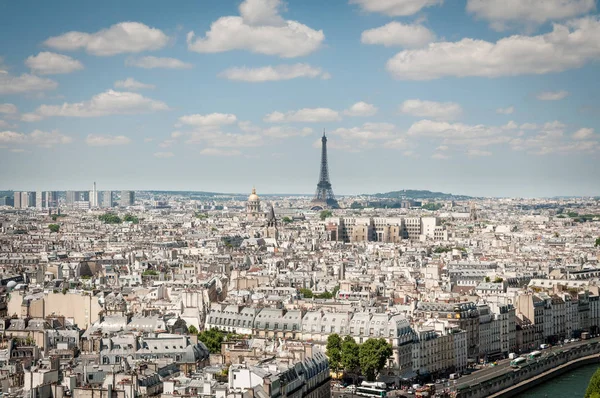 Vista a volo d'uccello di Parigi — Foto Stock