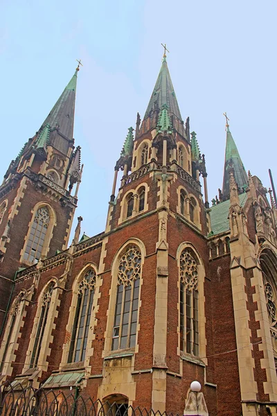 Cathédrale des Saints Olga et Elizabeth (Saint Joseph Bilczewski, 1903 - 1911). Lviv, Ukraine. Église a été construite en mémoire de la populaire impératrice (Princes) bavaroise Elizabeth (Habsbourg), connu sous le nom Sisi — Photo