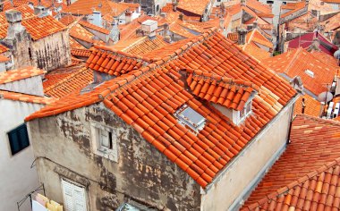 Dubrovnik, Hırvatistan çatılar