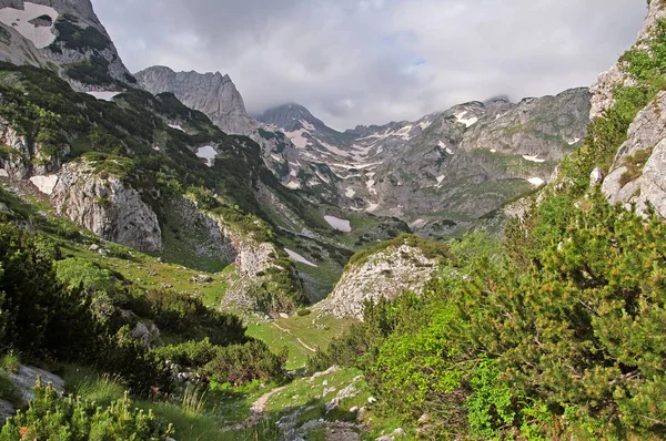 Schneeberge im Durmitor Nationalpark, Montenegro — Stockfoto