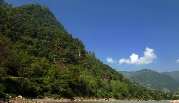 尼泊尔的山景 — 图库照片