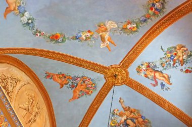 İç katedral Peter ve Paul Kamianets-Podilskyi, Ukrayna