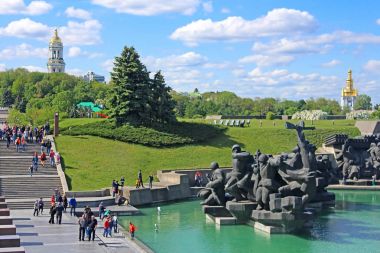 Sovyet dönemi Ww2 anma töreninde Ukrayna devlet Müzesi büyük Vatanseverlik Savaşı, Kiev, Ukrayna