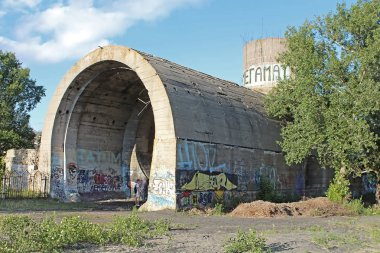 Stalin'in eski tüneli. Kiev savunma hattı Ww2 zamanında parçası. Bugün 