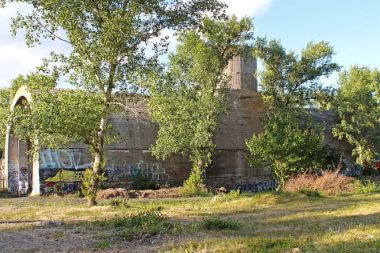 Stalin'in eski tüneli. Kiev savunma hattı Ww2 zamanında parçası. Bugün 