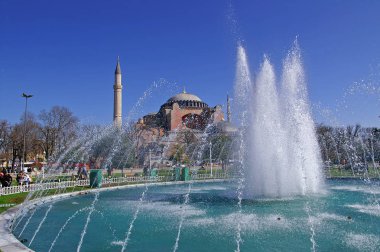Ayasofya'nın ve Çeşme, Istanbul, Türkiye