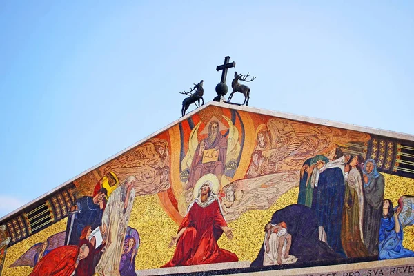 Церковь Всех Народов также известна как Базилика Агонии. Римско-католическая церковь, расположенная на Елеонской горе, Иерусалим, Израиль — стоковое фото