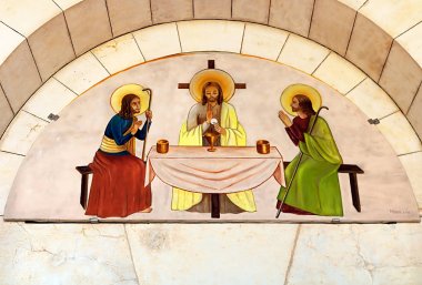 Kapıyı Latrun Trappist Manastırı İsrail'in yukarıda resim