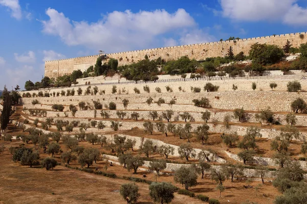 古い都市のエルサレム、イスラエル共和国の壁 — ストック写真