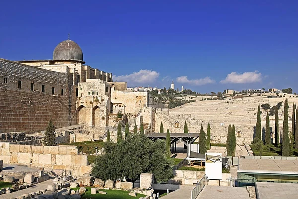 Centre Davidson à Jérusalem Parc archéologique et Mont du Temple, Jérusalem, Israël — Photo