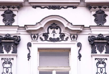 Bratislava, Slovakya 'daki Palugyayov sarayının bir kısmı