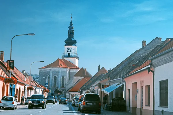 Модра Словакия Августа 2019 Года Римско Католическая Церковь Святого Стефана — стоковое фото