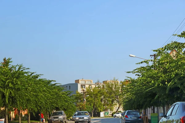 Modra Slowakei August 2019 Straße Mit Autos — Stockfoto