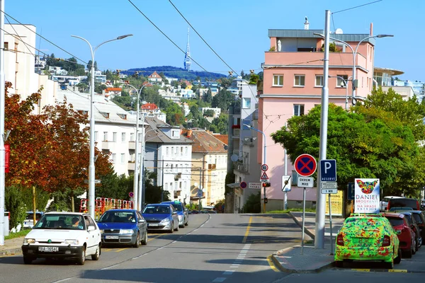 Bratislava Slowakije September 2019 Zicht Palisady Street Aan Het Begin — Stockfoto