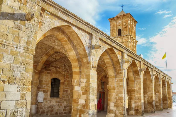 Utsikt Över Kyrkan Saint Lazarus Sen Århundradet Kyrka Larnaca Cypern — Stockfoto